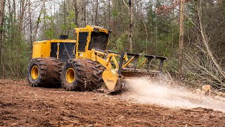 Tigercat 726 Mulcher Job