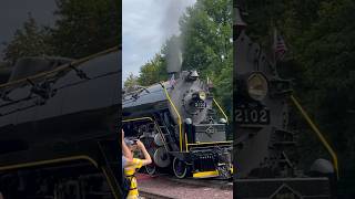 Awesome steam locomotive! Epic sound!