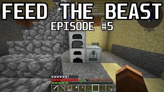 Minecraft FEED THE BEAST: EP #5 (MACHINES AND STUFF) [Crackpack]