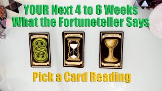 🤔🔮 WHAT DOES THE FORTUNETELLER SAY ABOUT YOUR NEXT 4 TO 6 WEEKS? 😎🌞 PICK A CARD