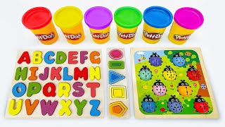 Learn ABC, Animals, Shapes, Numbers with Play Doh | Best Preschool Toddler Toy Learning Videos