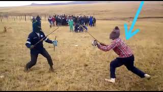 Funny Xhosa Stick Fighting iintonga