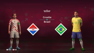 FIFA 23 Croatia VS Brazil - FIFA World Cup Qatar | Quarter-Finals| PS5™ Gameplay [4K]