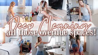 DEEP CLEANING all those overdue spaces! Ultimate motivation to get stuff done around your home!