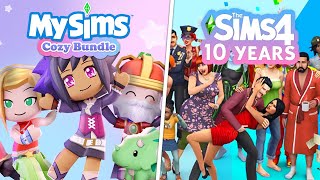 SIMS 4 10 YEAR ANNIVERSARY SUPRISE? + MYSIMS COZY BUNDLE IMPROVEMENTS!