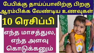 பேபிக்கு முதலில் ஆரம்பிக்க வேண்டிய Solid Foods -First Food For Babies - Baby First Food in Tamil