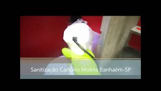 SANITIZAÇÃO CARTÓRIO MOLINA ITANHAÉM -SP