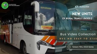 VBSB 2023 / #5 Bus Compilation Yanson FB4J 2022 Series Batch 1 Rural Transit Mindanao Incorporated.