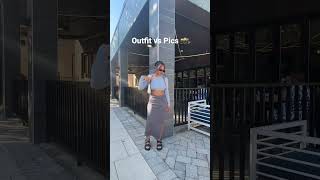 Outfit vs Pictures  📸 #fashionstyle #outfitideas #outfitinspiration #ytshortsvideo #whattowear