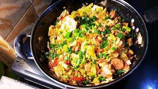 Fried Cabbage recipe/ how to make a delicious fried  cabbage