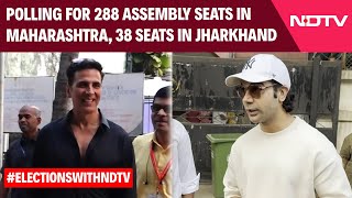 Maharashtra Assembly Elections 2024: Actor Akshay Kumar And Rajkummar Rao Cast Vote In Mumbai