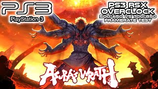 PS3 RSX OVERCLOCK | Stock VS 700/850 | Asura's Wrath | Framerate test