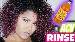 Apple Cider Vinegar Rinse | Natural Hair