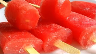 তরমুজের ললি আইসক্রিম | Tormuj Ice Cream | Watermelon Ice Cream | How to make Ice cream | Ice cream