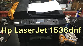 تغيير جراب سخان وعدسة سكانر وتنضيف لبرنتر (ج٧) Hp LaserJet 1536dnf MFP