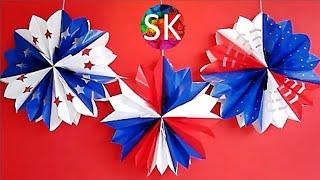 Christmas Snowflake party decorations | DIY Holidays Paper snowflakes crafts | Xmas tree ornaments