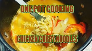 One Pot Cooking - Chicken Curry Noodles