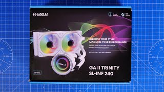 Lian Li Galahad 2 Trinity SL-INF all in one cooler ASMR Unboxing and setup