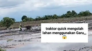 pengolahan lahan menggunakan Garu😮‍💨