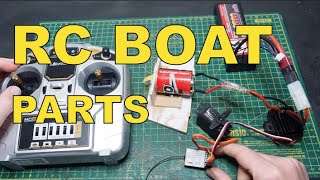 TOP 6 basic RC parts to motorize MODEL SHIP