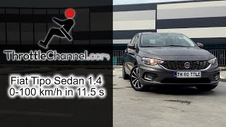 Fiat Tipo Sedan 1.4 acceleration - ThrottleChannel.com