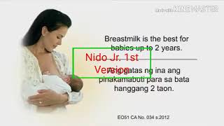 Nido Junior 1st Version and 2nd Version TVC 2013