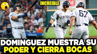 Jasson Dominguez Le Cierra La Boca a Los Yankees Y Sacude Enorme Jonron Para Voltear el Juego MLB