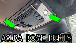 How To Set And Use Acura Dome Lights