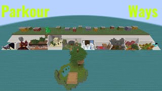 All roads lead to Rome? Parkour Ways | Minecraft map