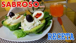 Receta de Palta a la Reina | Tips y Preparación al estilo Recetas Chavely