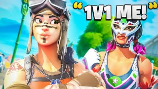 This Gamer Girl CHALLENGED me to a 1v1... (toxic)