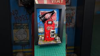 Miniature Fallout Nuke Cola display - reveal!! #fallout #miniature #tvseries #shortsart #shorts