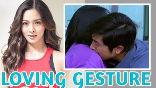 "Sweet moment": Kim Chiu quickly hugged Paulo Avelino as he began to cry in front of her.