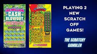 Playing Two New NC Lottery Scratch Off Games!