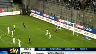 Cagliari - Roma  = 5-1 (2a Giornata Serie A 2010/2011 -  Highlights)