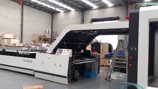 Installed in Australia: YB 1650E AUTOMATIC FLUTE LAMINATING MACHINE