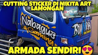 ALHAMDULILLAH, AKHIRNYA CUTTING STIKER DI NIKITA ART LAMONGAN JSK CONCEPT