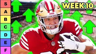 Top 25 Running Back Rankings and Tier List (Week 10 Fantasy Football)