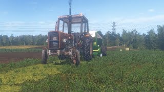 ☆ Farming Simulator 17 ☆ Po Sąsiedzku ☆ [#7]☆ Prasowanie Siana U Sąsiada