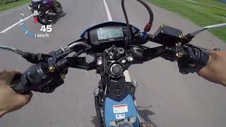 RAIDER 150 FI BLUE BRT ECU VS RAIDER 150 FI BLACK PITSBIKE ECU / ABSENT SI SAN PEDRO / MAY ASO