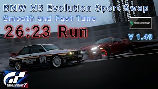 GT7 Tokyo Expressway 600 w/ BMW Evolution M3 Sport Engine Swap Build V 1.49