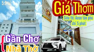 Bán nhà Bình Tân "QUÁ CHẤT" 5 tầng, đường số 4 (Gò Xoài) - siêu thị AEON Tân Phú 8 Phút