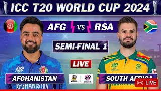 Afghanistan vs South Africa live cricket match 2024live!