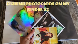 Storing New Photocards On My Binder #2