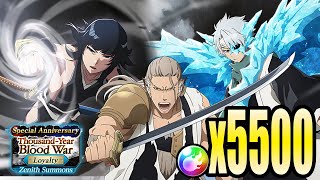 Bleach Brave Souls: 9th Anniversary Special Summons - Thousand-Year Blood War - Loyalty - 5,500 Orbs