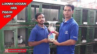 LOKMAN HOSSAIN HIRA PIGEON LOFT | pigeon videos | Biggest pigeon market in Dhaka | Pigeon Market.net