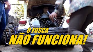 Quando um motociclista tem um carro antigo: Tentando ressuscitar o Fusca do #Davi Lelis GTR!