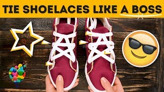 Lace Your Shoes In 6 Creative Ways! How To Tie Shoelaces Like A Boss! | A+ hacks