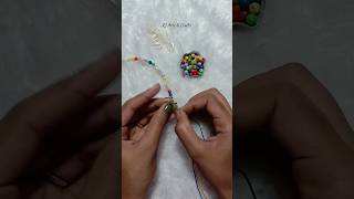 Easy DIY Navaratri Jewellery✨ #shorts #youtubeshorts #diy