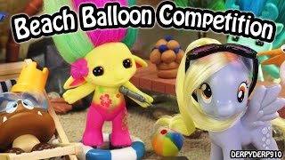 MLP Frozen Princess 5: Beach Balloon Contest Derpy Twilight Sparkle Zelfs My Little Pony Toy Review